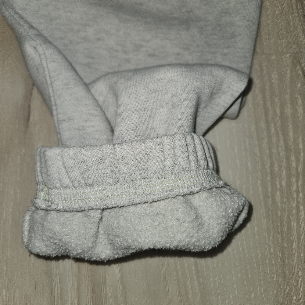 GAP Light Gray Sweat Joggers with Neon Yellow Drawstring - Picture 7 of 12